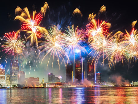 Ford Fireworks -- Detroit